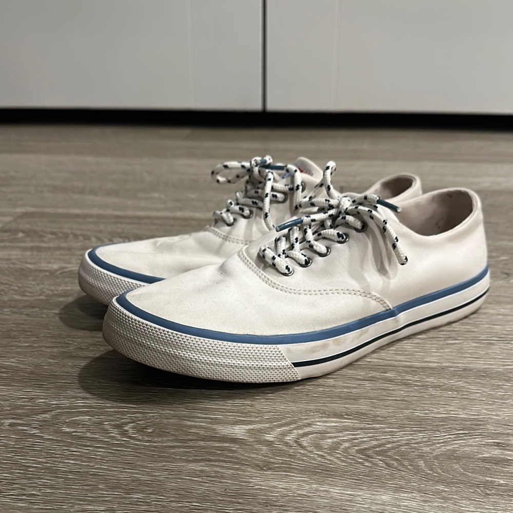 White Sperry Shoes